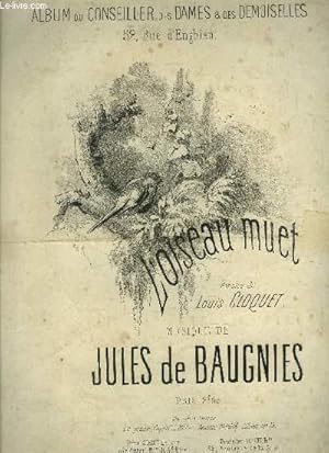 Bild des Verkufers fr L'oiseau muet pour piano zum Verkauf von Le-Livre