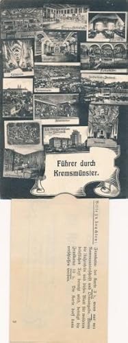 Leporello Ansichtskarte / Postkarte Kremsmünster in Oberösterreich, Stadtführer, Stiftskirche, Bi...