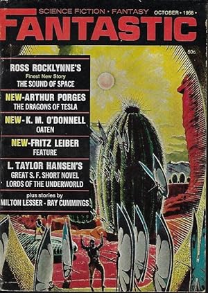 Bild des Verkufers fr FANTASTIC Stories: October, Oct. 1968 zum Verkauf von Books from the Crypt