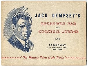 Bild des Verkufers fr [SOUVENIR PHOTO]: Jack Dempsey's Broadway Bar and Cocktail Lounge zum Verkauf von Between the Covers-Rare Books, Inc. ABAA