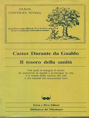 Bild des Verkufers fr Il tesoro della sanita' zum Verkauf von Librodifaccia