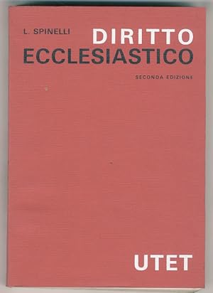 Seller image for Diritto ecclesiastico. Seconda edizione. for sale by Libreria Oreste Gozzini snc
