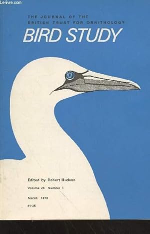 Seller image for Bird Study Vol 26 n1 March 1979 : The journal of the British Trust for Ornithology. Sommaire : The national census of heronries in England and Wales in 1964 - Breeding and feeding observations on the Black-throated Diver - etc. for sale by Le-Livre
