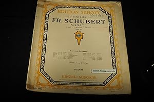 Imagen del vendedor de Fr. Schubert Sonate a moll Klavier Sonaten Opus 164 / 0672 / 0673. a la venta por Versandantiquariat Ingo Lutter