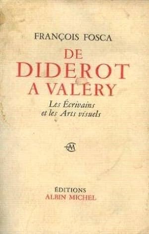 Bild des Verkufers fr De diderot valry - les crivains et les arts visuels in-8 br. 299 pp. 0, 282 kg zum Verkauf von WeBuyBooks