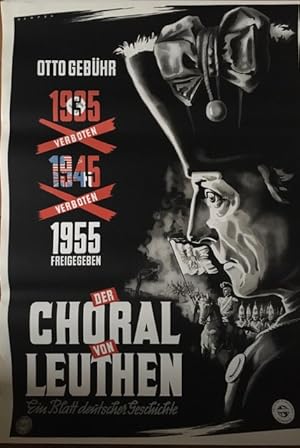 Original-Filmplakat: Otto Gebühr. Der Choral von Leuthen. Ein Blatt deutscher Geschichte. Ein Fil...