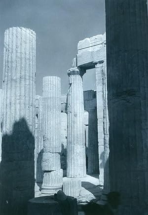 Tunisia Carthage Study Columns Architecture Old Photo Leon Lemaire 1935
