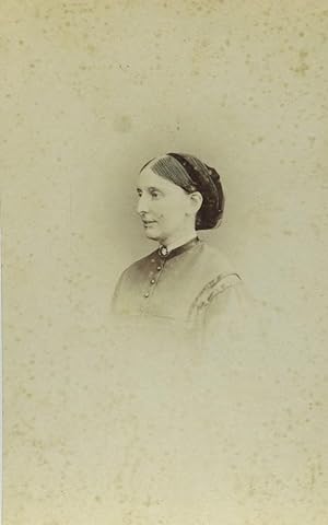 Seller image for Ireland Dublin Woman Portrait Fashion Old CDV Photo Nelson & Marshall 1870 for sale by Bits of Our Past Ltd