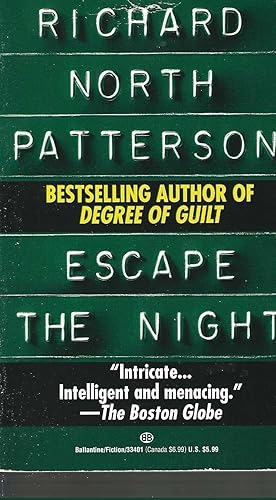 Imagen del vendedor de Escape the Night: A Novel a la venta por Vada's Book Store