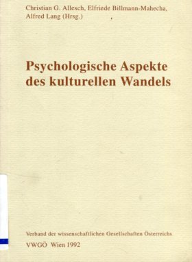 Psychologische Aspekte des kulturellen Wandels.