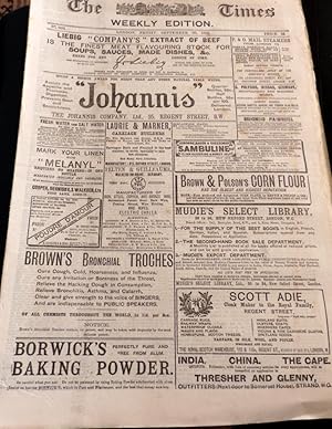 The Times Weekly Edition for Friday September 30th 1892.