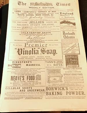 The Times Weekly Edition for Friday July 1st 1892