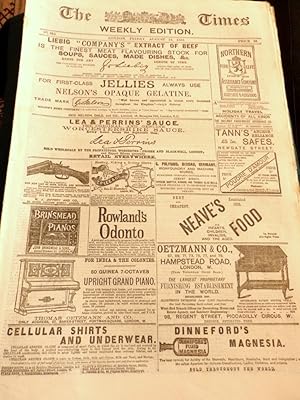 The Times Weekly Edition for Friday August 12th 1892.