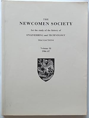 The Newcomen Society for the study of the history of Engineering and Technology Transactions Volu...
