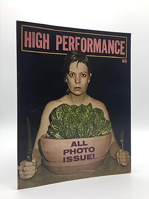 Imagen del vendedor de HIGH PERFORMANCE - ISSUE 20- VOLUME 5, NUMBER 4, 1983 The Peformance Art Quarterly a la venta por Holt Art Books