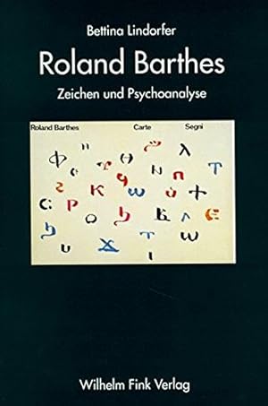 Immagine del venditore per Roland Barthes - Zeichen und Psychoanalyse. venduto da Antiquariat Buchseite