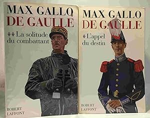 Image du vendeur pour De Gaulle - tome un  quatre: L'appel du destin + La solitude du combattant + Le premier des Franais + La statue du Commandeur mis en vente par crealivres