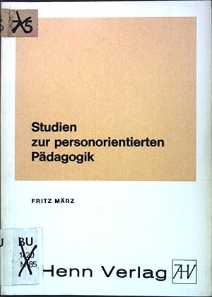 Imagen del vendedor de Studien zur personorientierten Pdagogik. a la venta por books4less (Versandantiquariat Petra Gros GmbH & Co. KG)