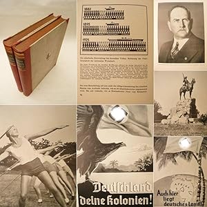 Bild des Verkufers fr Kolonien im Dritten Reich, Band I und II (2 Bnde, v o l l s t  n d i g ) * H A L B L E D E R - V O R Z U G S A U S G A B E Dieses Buch wird von uns nur zur staatsbrgerlichen Aufklrung und zur Abwehr verfassungswidriger Bestrebungen angeboten (86 StGB) zum Verkauf von Galerie fr gegenstndliche Kunst