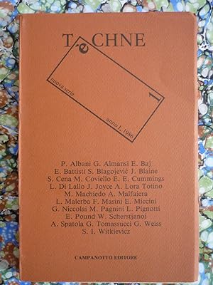 Tèchne. Nuova serie anno I, 1986