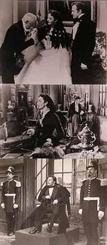 Set of 3 (three). Jennifer Jones & Van Heflin in  Madame Bovary , 1949.