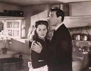 Maureen O'Hara and Walter Pidgeon in  How Green Was My Valley , 1941.