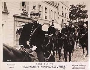 Gerard Philipe in Rene Clair's  Summer Manoeuvres  AKA  The Grand Maneuver , 1955.