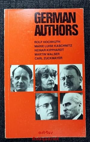 Display, German authors, their life and work. Rolf Hochhuth, Marie Luise Kaschnitz, Heinar Kippha...