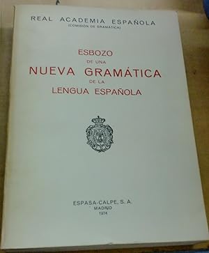 Seller image for Esbozo de una nueva gramtica de la lengua espaola for sale by Outlet Ex Libris