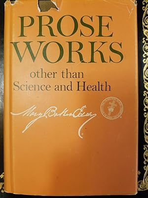Seller image for Prose Works other than Science and Health for sale by Uncharted Books