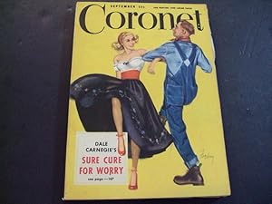 Coronet Magazine Sep 1948 Sure Cure for Worry,The Ivy League Pictorial