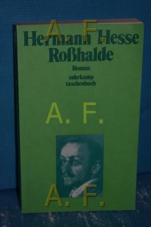 Bild des Verkäufers für Rosshalde : Roman Suhrkamp-Taschenbuch , 312 zum Verkauf von Antiquarische Fundgrube e.U.