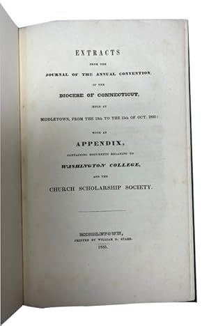 Extracts from the Journal of the Annual Convention, of the Diocese of Connecticut, held at Middle...