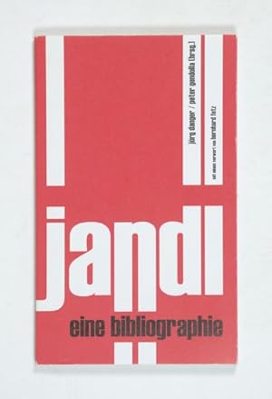 ernst jandl, 1925-2000. eine bibliographie. mit einem vorwort von bernhard fetz. (= muk-sonderband).