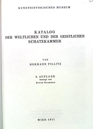 Bild des Verkufers fr Katalog der weltlichen und der geistlichen Schatzkammer. Kunsthistorisches Museum, Nr. 2. zum Verkauf von books4less (Versandantiquariat Petra Gros GmbH & Co. KG)