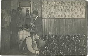 Realphoto Postcard of a Bootlegging Operation, c. 1920s