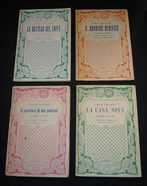 Image du vendeur pour La Bottega del caff - Il Burbero benefico - Il Servitore di due padroni - La Casa Nova (4 volumes) mis en vente par Abraxas-libris