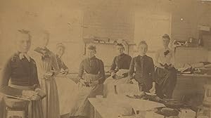 Group Portrait of Female Mill Workers, Lawrence, Massachusetts, c. 1880s