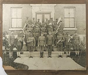 Photograph of the 10th U.S. Cavalry Band, Most Likely Taken at Fort Ethan Allen, c. 1910