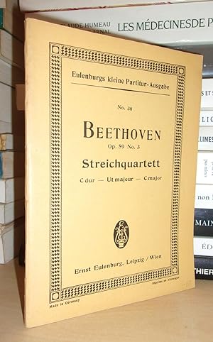 Ernst Eulenburg No 30: Beethoven: Quartett No 9, C-dur für 2 Violinen, Viola und Violoncell von L...