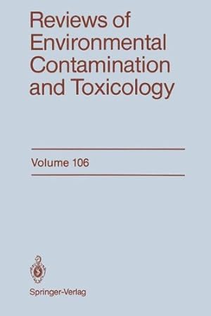 Immagine del venditore per Reviews of Environmental Contamination and Toxicology (Reviews of Environmental Contamination and Toxicology (106), Band 106) venduto da NEPO UG