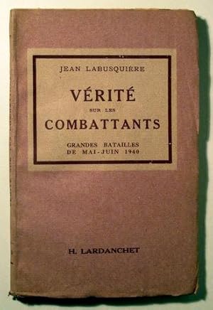 Seller image for VRIT SUR LES COMBATTANTS - Paris 1941 - Livre en fraais for sale by Llibres del Mirall