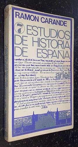 Seller image for Estudios de historia de Espa for sale by Librera La Candela
