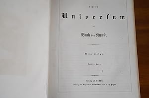 Imagen del vendedor de Payne's Universum. und Buch der Kunst. Neue Folge - 3. Band. a la venta por Antiquariat Mahrenholz