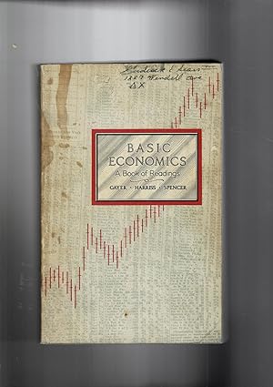 Seller image for Basic economics. A book of Readings. for sale by Libreria Gull