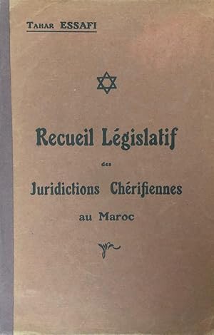 recueil législatif des juridictions cherifiennes