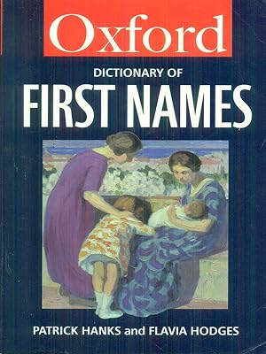 Bild des Verkufers fr Dictionary of First Names zum Verkauf von Librodifaccia