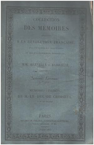 Memoires inedits de M.le Duc de Choisel pair de france/ relation du départ de Louis XVI le 20 jui...