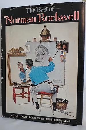 Seller image for THE BEST OF NORMAN ROCKWELL 40 Full Color Posters Suitable for Framing (DJ protected by clear, acid-free mylar cover) for sale by Sage Rare & Collectible Books, IOBA