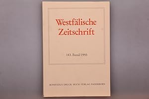 Bild des Verkufers fr WESTFLISCHE ZEITSCHRIFT. Zeitschrift fr vaterlndische Geschichte und Altertumskunde zum Verkauf von INFINIBU KG